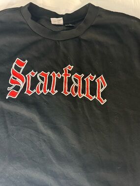 Scarface Tony Montana Graphic T Shirt XL Black Movie Al Pacino Streetwear